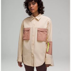 Grid Fleece Hiking Overshirt